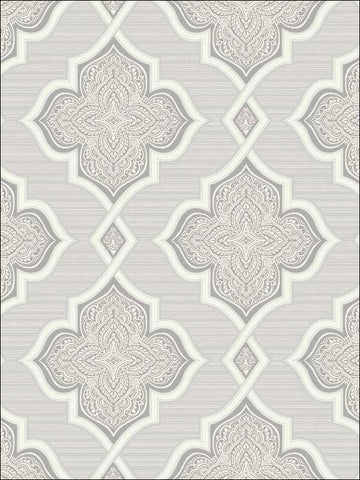 2011208 Medallion Trellis Glitter Wallpaper