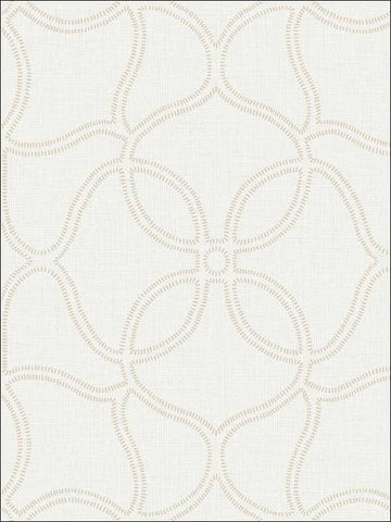 2011505 Geometric Grasscloth Look Glitter Wallpaper