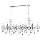 2016P54C-14 Flawless 14 Light Up Chandelier With Chrome Finish