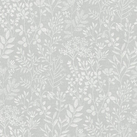 205001 Branched Leaves All-over Wallpaper