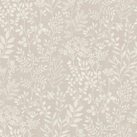 205002 Branched Leaves All-over Wallpaper