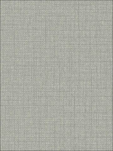 BV30318 Woven Raffia Textured Gray Wallpaper