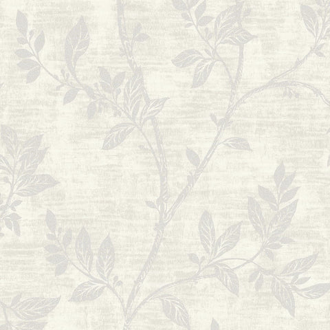 2231100 Leaf Trail Metallic Pearl Glass Beads Wallpaper