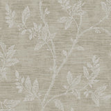 2231118 Leaf Trail Metallic Taupe Glass Beads Wallpaper