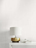 2231900 Crosshatch Linen Metallic Pearl Wallpaper 
