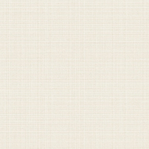 2231903 Crosshatch Linen Metallic Ivory Wallpaper