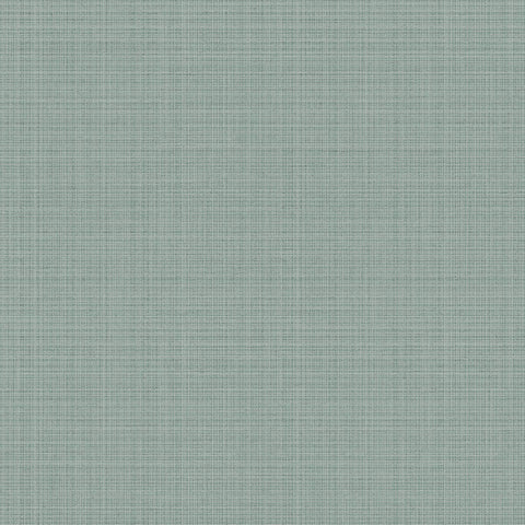 2231904 Crosshatch Linen Metallic Sea Green Wallpaper