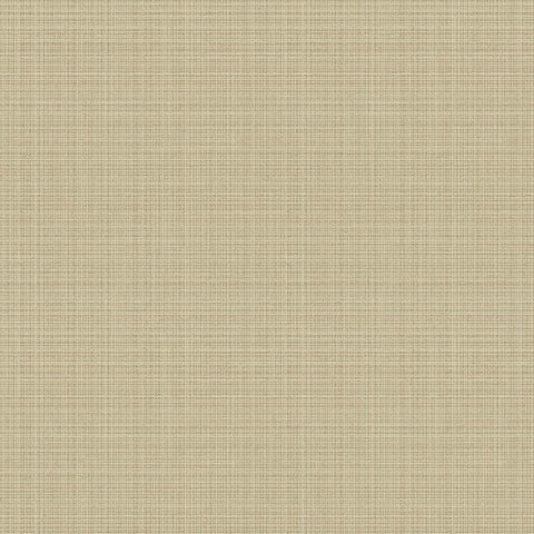 2231905 Crosshatch Linen Metallic Khaki Wallpaper 