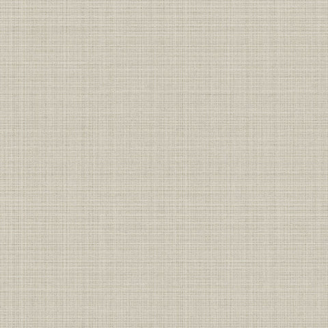2231913 Crosshatch Linen Metallic Greige Wallpaper
