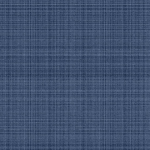 2231922 Crosshatch Linen Metallic Storm Blue Wallpaper
