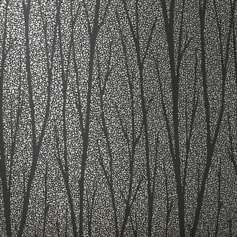 2232110 Birch Gunmetal Charcoal Wallpaper