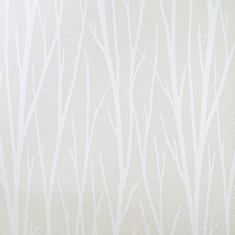 2232133 Birch Metallic Champagne Cream Wallpaper