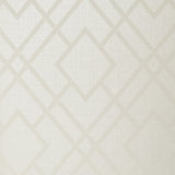 2232203 Diamond Lattice Metallic Ivory Wallpaper 