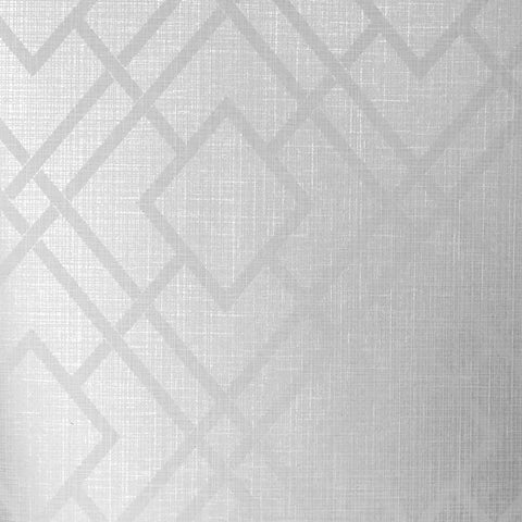 2232217 Diamond Lattice Gray Mist Metallic Silver Wallpaper