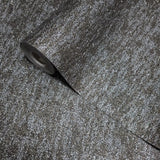 2305 Bronze taupe gray silver Chip Stone Real Natural Mica Textured Plain Wallpaper