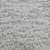 2309 Off White grey silver Chip Stone Real Natural Mica Textured Plain Wallpaper roll