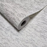 2309 Off White grey silver Chip Stone Real Natural Mica Textured Plain Wallpaper roll