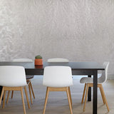 Z38017 Plain Modern taupe metallic worn out faux fabric textured contemporary Wallpaper