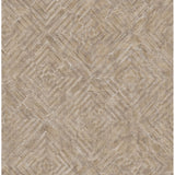 2540-24002 Labyrinth Bronze Geometric Wallpaper