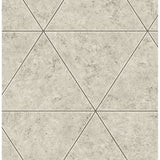  2540-24014 Polished Concrete Off-White Geometric Wallpaper
