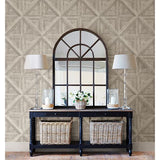 2540-24019 Carriage House Neutral Wood Wallpaper