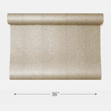 2540 Ivory off white beige cream Natural Terra Mica Stone art deco feather Wallpaper