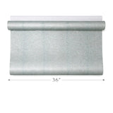 2552 Silver teal mint blue green Natural Terra Mica Stone art deco feather Wallpaper