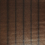 2557 Black copper bronze Natural Terra Mica Stone art deco feather pattern Wallpaper