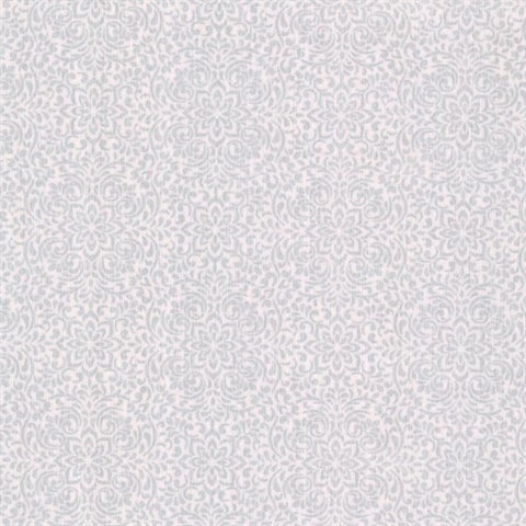 2603-20908 Hudson Light Grey Lace Mini Wallpaper 