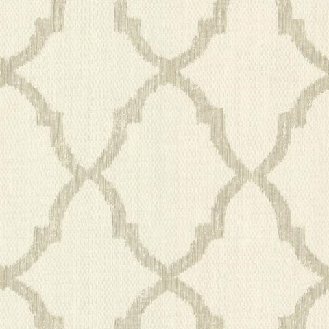 2603-20911 Oscar Champagne Fretwork Wallpaper