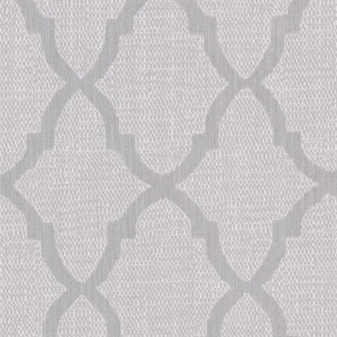 2603-20914 Oscar Lilac Fretwork Wallpaper