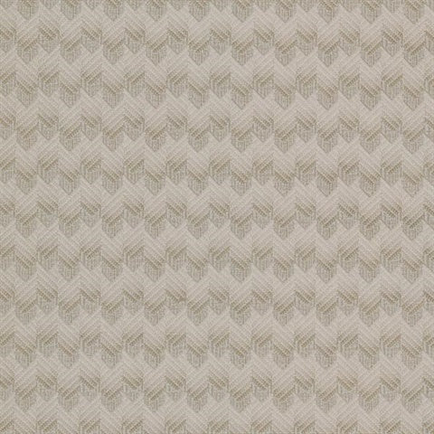 2603-20941 Maxwell Brass Fabric Texture Wallpaper