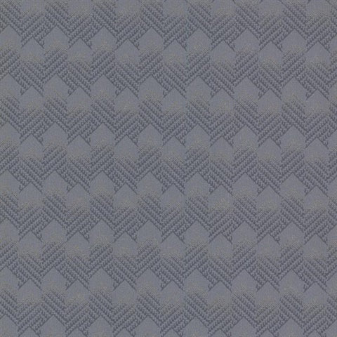 2603-20943 Maxwell Charcoal Fabric Texture Wallpaper