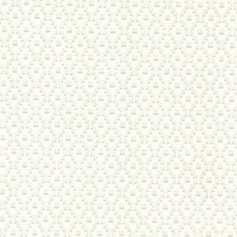 2603-20958 Austen Pearl Small Geo Wallpaper