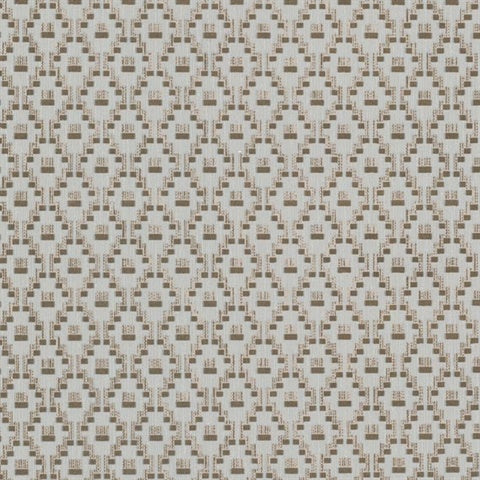 2603-20960 Austen Brass Small Geo Wallpaper