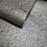 2622-30246 Pewter Petra gray metallic Big Chip Natural Real Mica Stone Wallpaper Textured