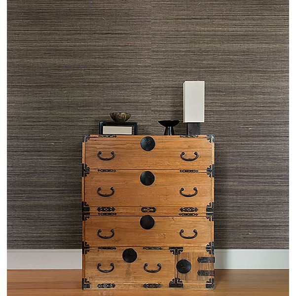 2622-65409 Marcin Brown Grasscloth Wallpaper – wallcoveringsmart
