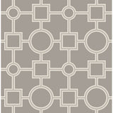 2625-21810 Matrix Taupe Geometric Wallpaper