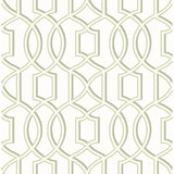 2625-21813 Quantum Green Trellis Wallpaper