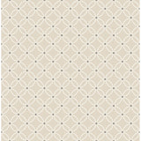2625-21841 Kinetic Beige Geometric Floral Wallpaper
