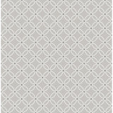  2625-21843 Kinetic Grey Geometric Floral Wallpaper 