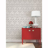 2625-21866 Axiom Grey Ironwork Wallpaper