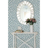 2657-22224 Allison Blue Floral Wallpaper