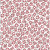 2657-22225 Allison Pink Floral Wallpaper