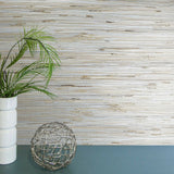 2693-30273 Light gray Beige Real Natural Grasscloth Wallpaper grass cloth wallcovering