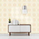 2697-22633 Optic Gold Geometric Wallpaper