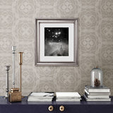 2697-22638 Cosmos Light Grey Dot Wallpaper