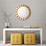 2697-78024 Maze Light Grey Tile Wallpaper