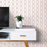 2697-78063 Helix Pink Stripe Wallpaper