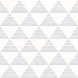2697-78073 Summit Light Grey Triangle Wallpaper